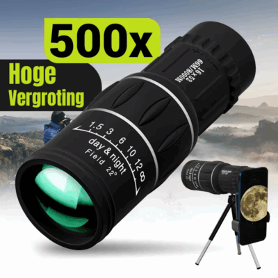 16x52 Monocular Telescope High-Power Dual Focus